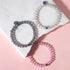 Rainbow White | .925 Sterling Silver | Mermaid Glass Bead Bracelet